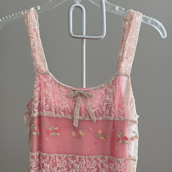 OPEN TO OFFERS Anthropologie Odille Floral Lace Dress - Picture 3 of 10